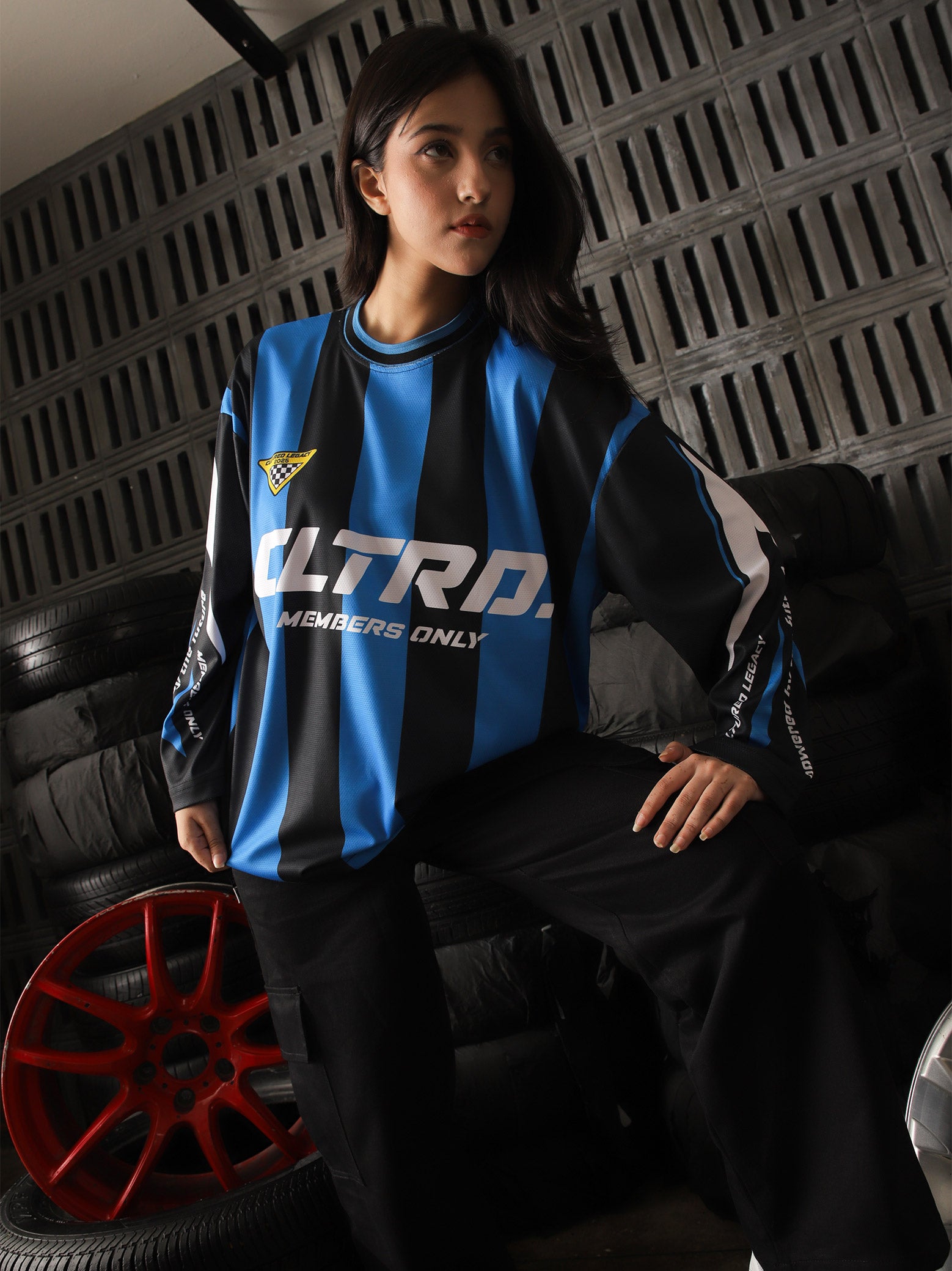 Racing Blue Full Sleeves Jersey - Cultured Legacy