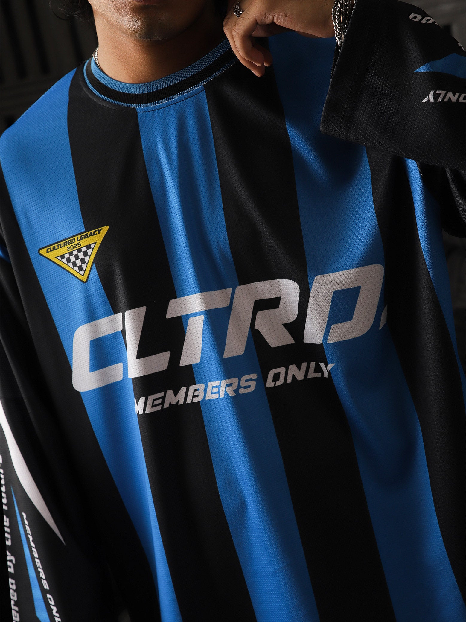 Racing Blue Full Sleeves Jersey - Cultured Legacy