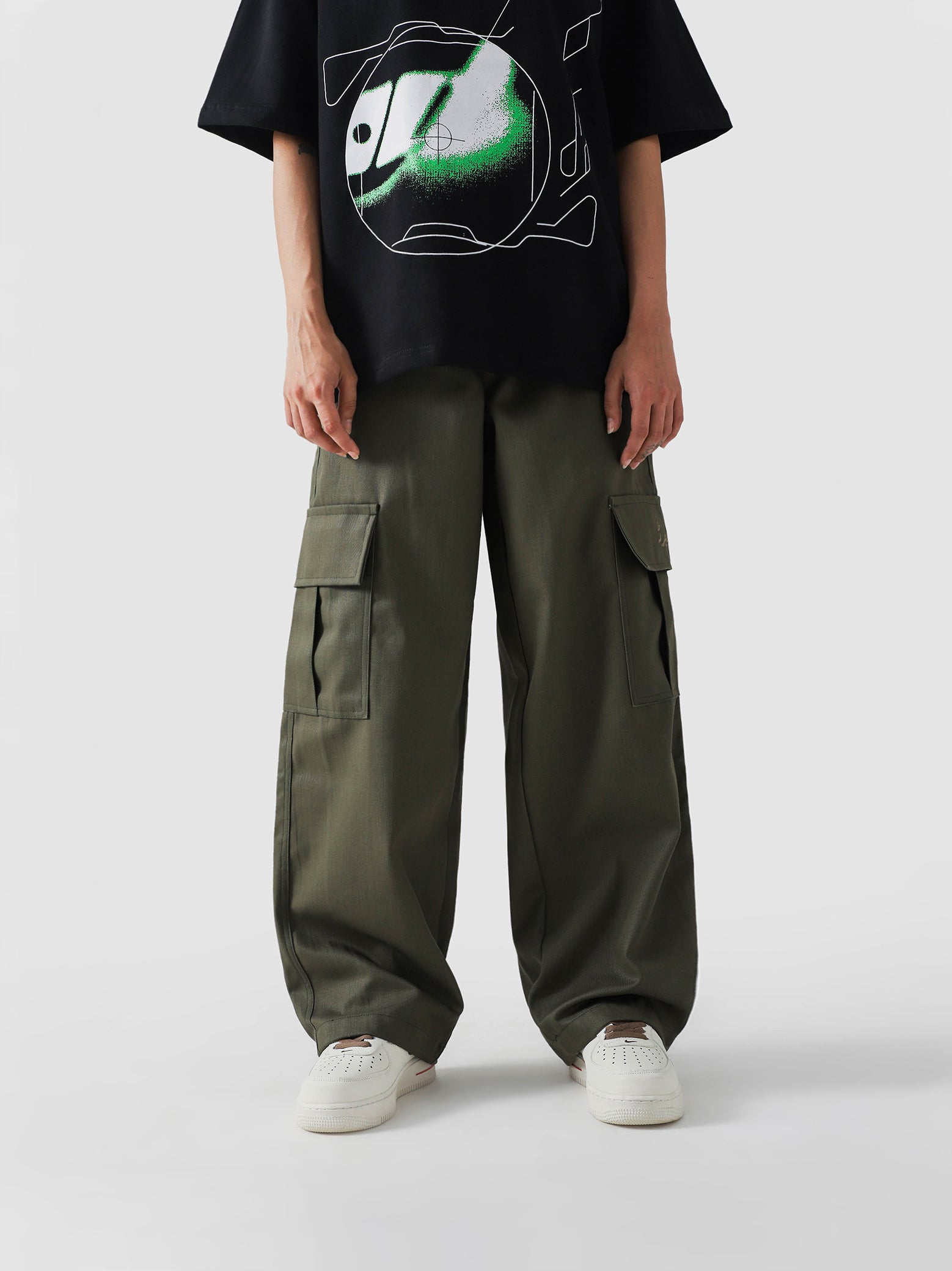 Utility Moss Green Cargo - Cultured Legacy