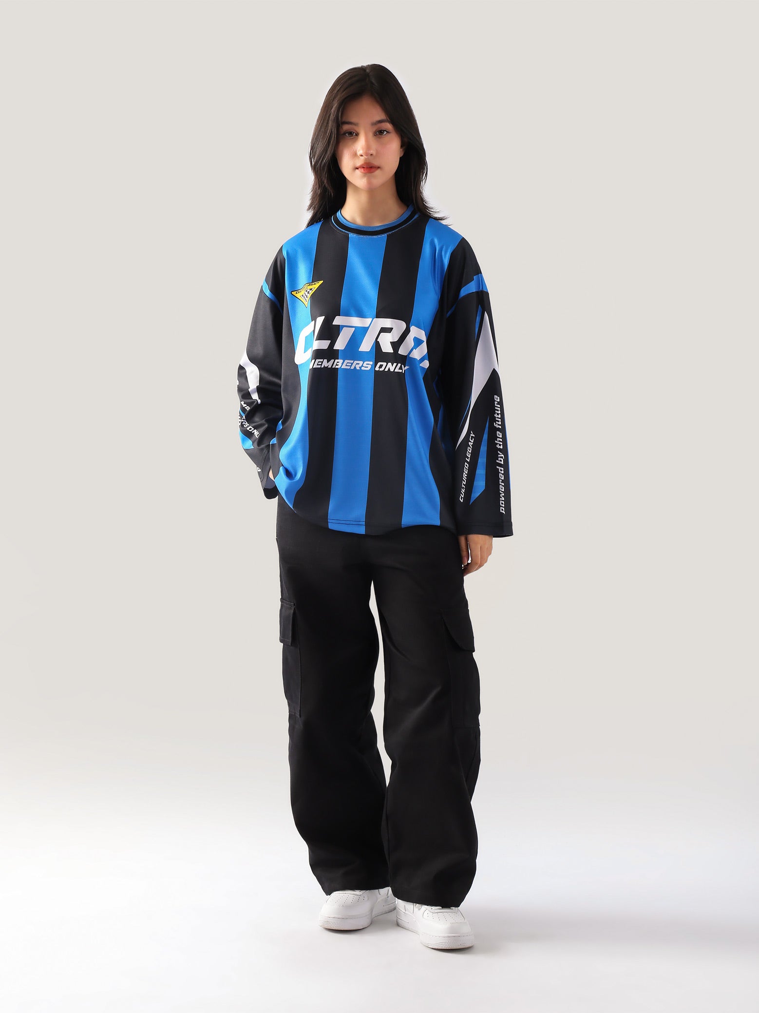 Racing Blue Full Sleeves Jersey - Cultured Legacy