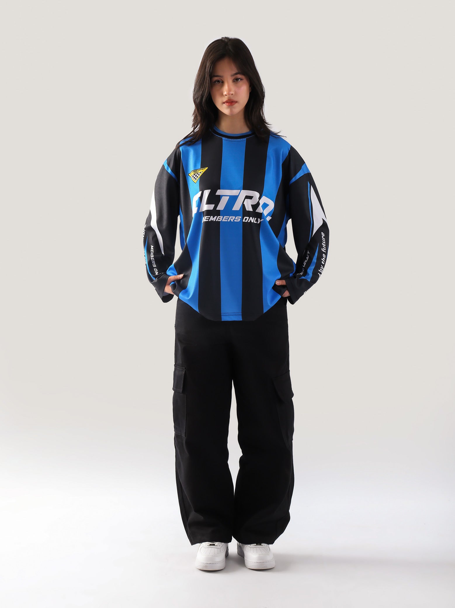 Racing Blue Full Sleeves Jersey - Cultured Legacy