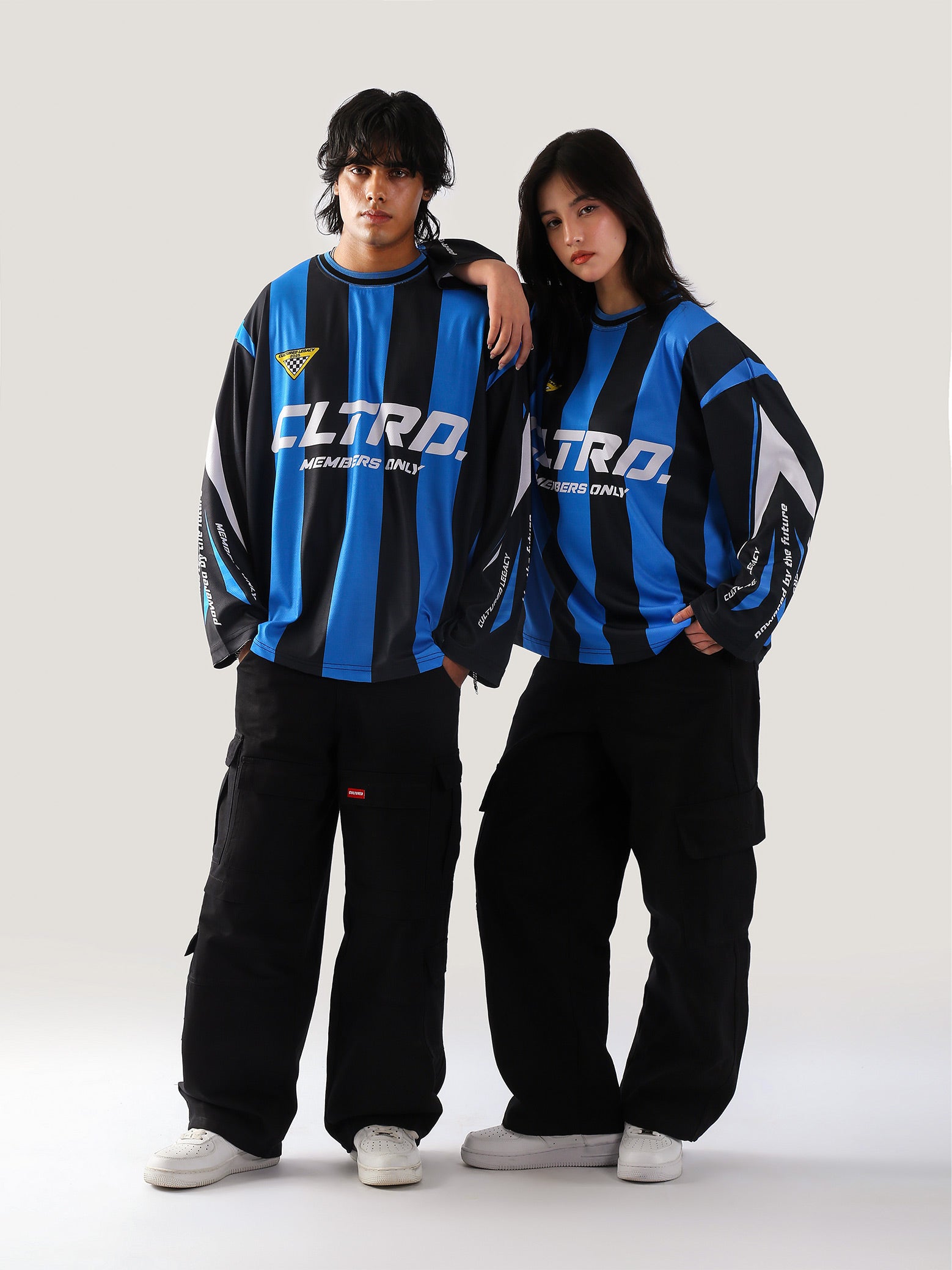 Racing Blue Full Sleeves Jersey - Cultured Legacy