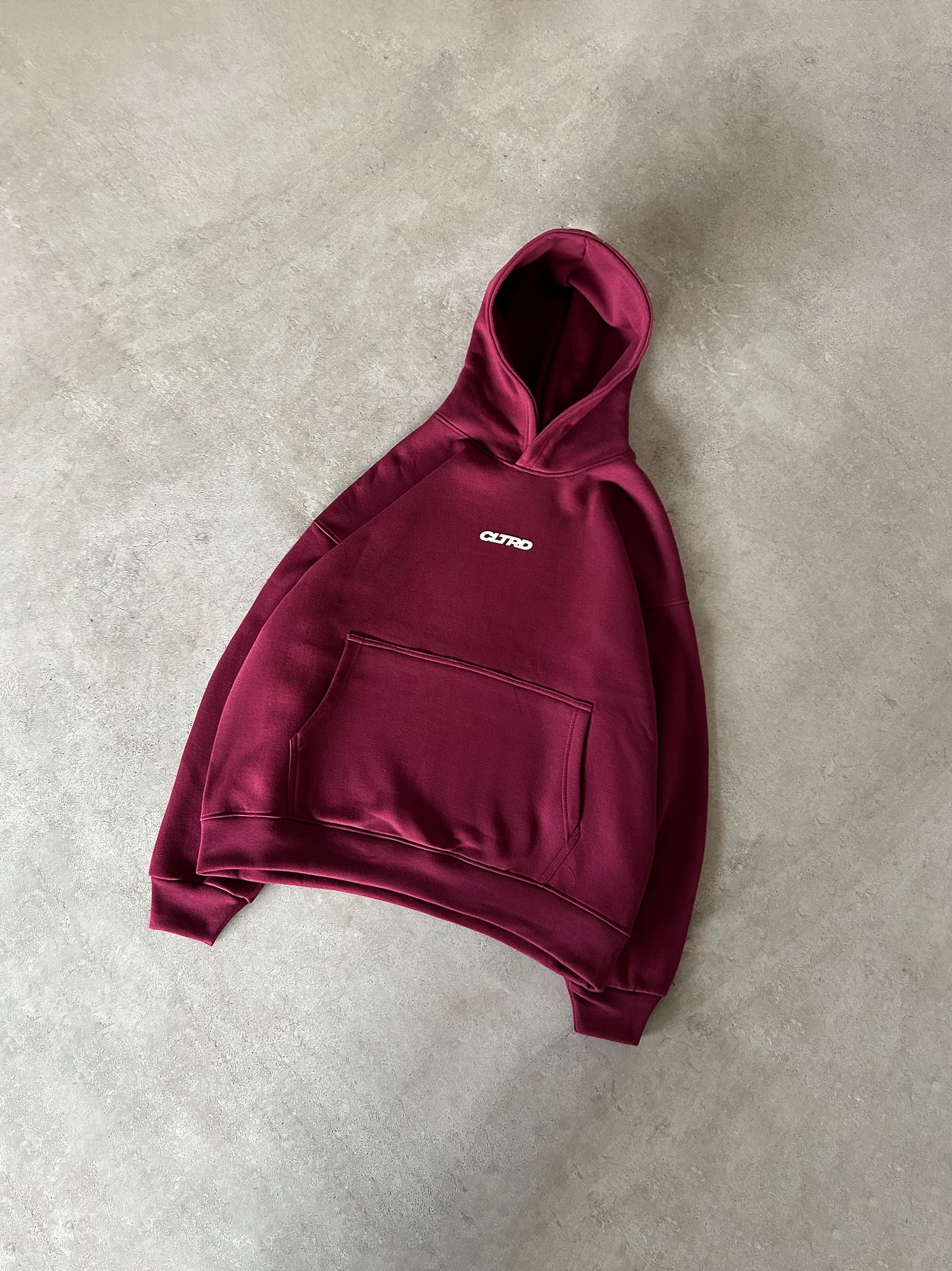 Essential Hoodie | Wine Red