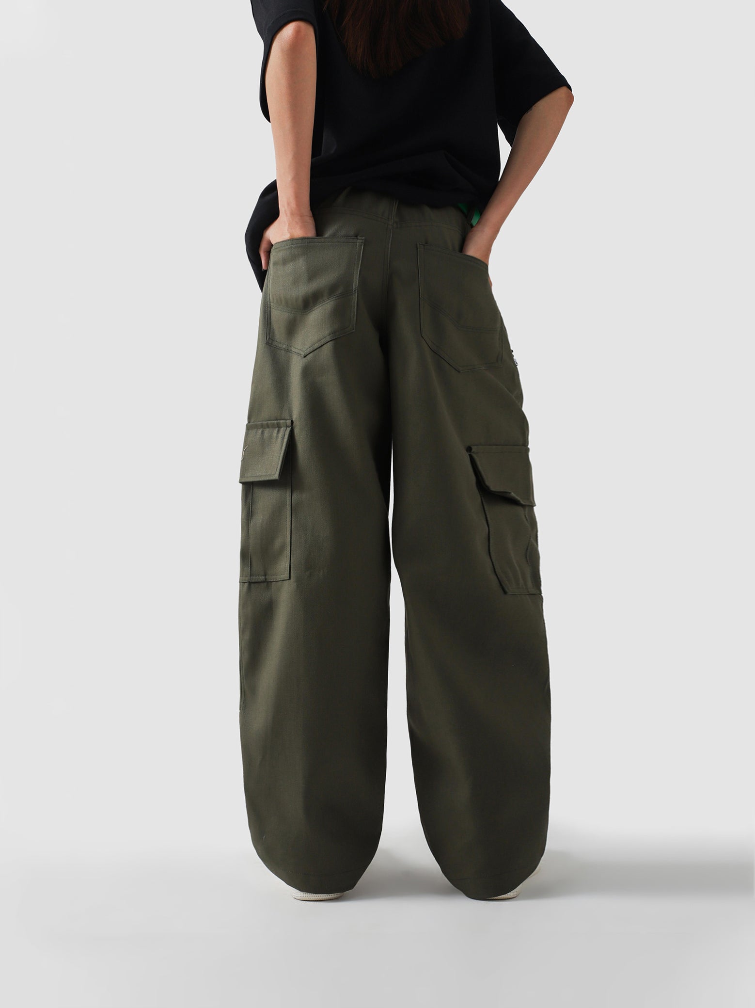 Utility Moss Green Cargo - Cultured Legacy