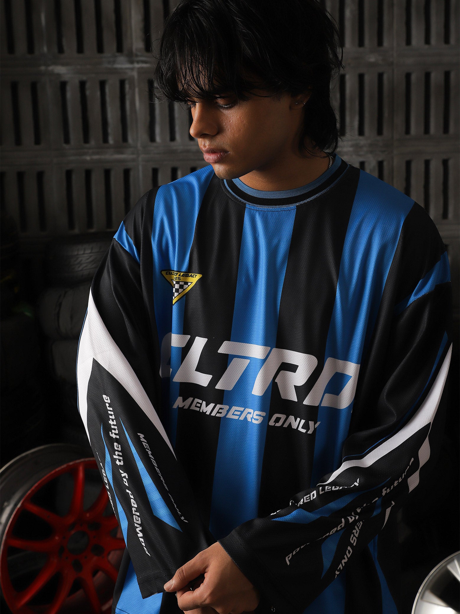 Racing Blue Full Sleeves Jersey - Cultured Legacy